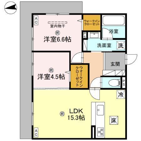 D-residence南茨木Ⅱ（101） 間取り図画像