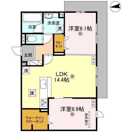 D-residence南茨木Ⅱ（105） 間取り図画像