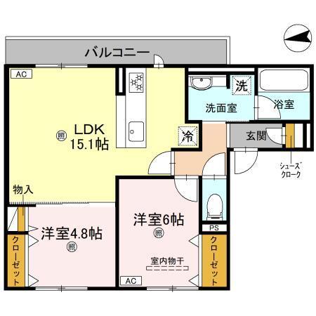 D-residence南茨木Ⅱ（303） 間取り図画像