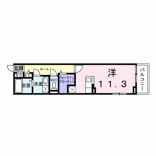 Ｌｅ・Ｃａｄｒｅ（205） 間取り図画像