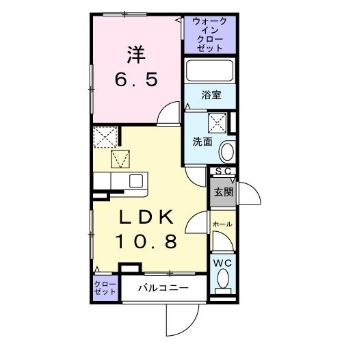 Ｌｅ・Ｃａｄｒｅ（101） 間取り図画像