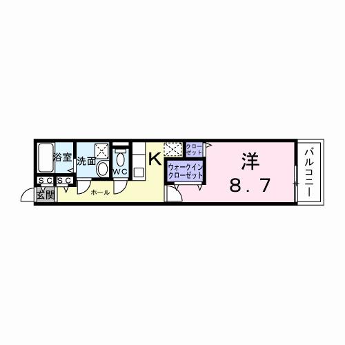 Ｌｅ・Ｃａｄｒｅ（303） 間取り図画像