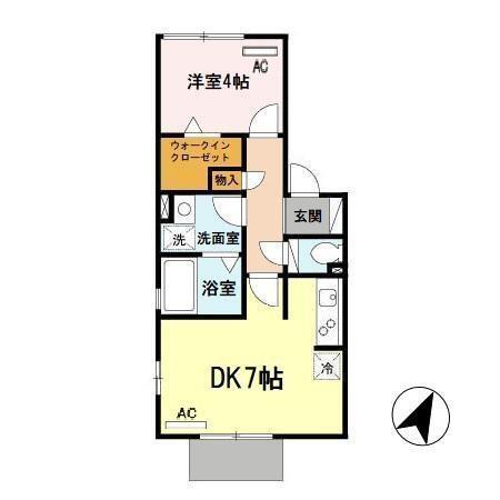 長興寺コーポ（105） 間取り図画像