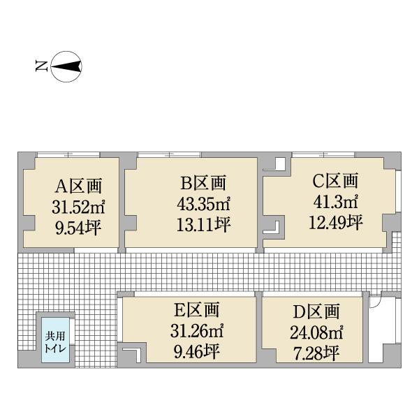 ＭＥＲＣＡＤＯ・ＣＥＮＴＲＡＬ（ABC） 間取り図画像