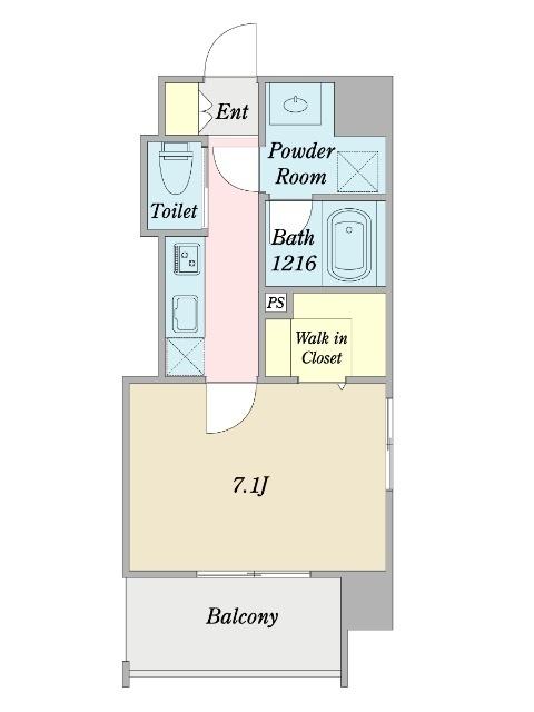 イレーネ南森町 間取り図画像