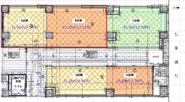 ＭＥＲＣＡＤＯ・ＣＥＮＴＲＡＬ（AB） 間取り図画像