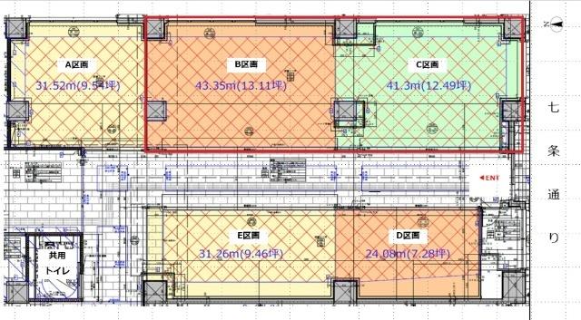 ＭＥＲＣＡＤＯ・ＣＥＮＴＲＡＬ（BC） 間取り図画像