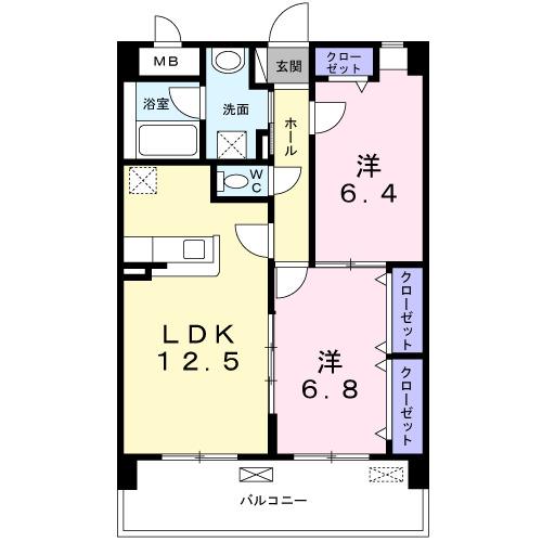 エフ　レジデンス（203） 間取り図画像