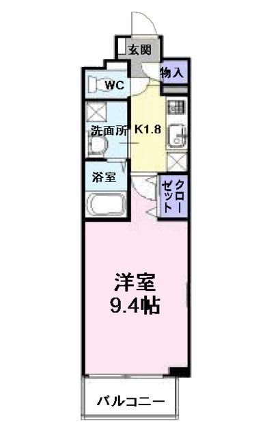 ユーヴェＳ（106） 間取り図画像