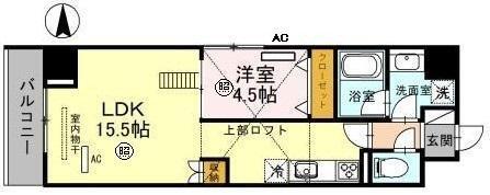 リヒトサール（202） 間取り図画像