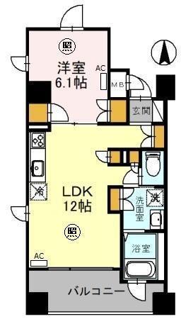 Riviere　Gauche　寺町二条（301） 間取り図画像