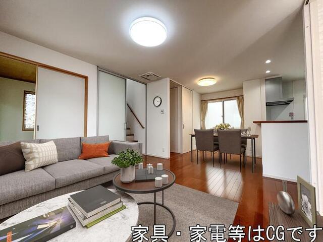 大阪狭山市東野西戸建（1） リビング