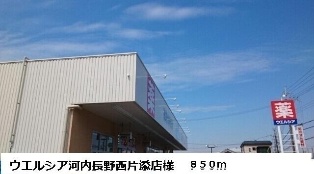 ウエルシア河内長野西片添店様：850m