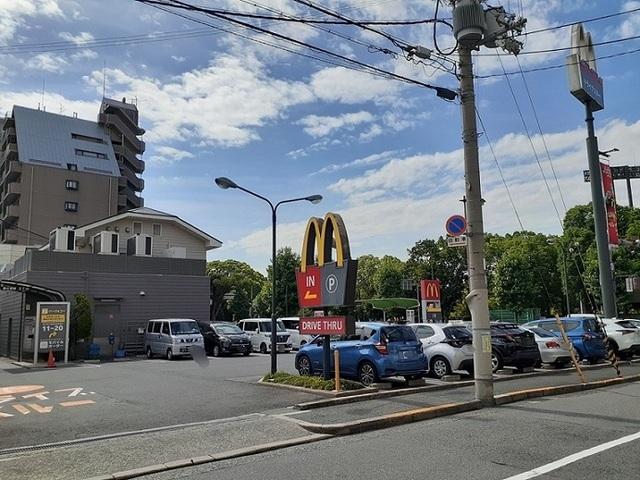 マクドナルド長居店：550m