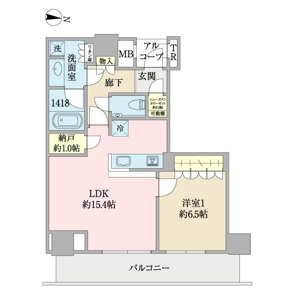 ザ・パークハウス神戸ハーバーランドタワー 間取り図画像