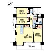 ペルル京都南高倉通 間取り図画像
