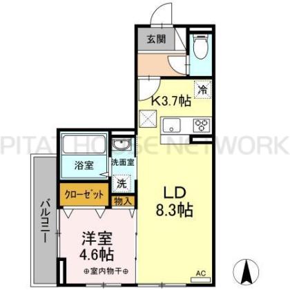 ベルティックⅢ 間取り図写真