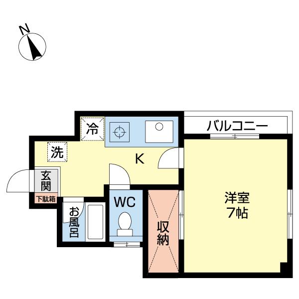 レジデンスピアス（0203） 間取り図画像