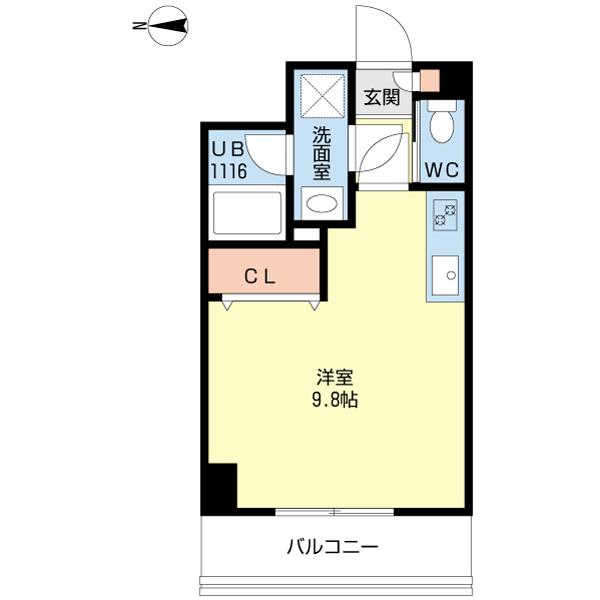 サンライズあすと長町（0402） 間取り図画像