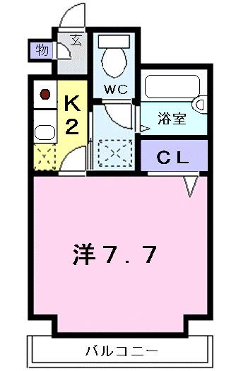 マイルストーン立町（103） 間取り図画像