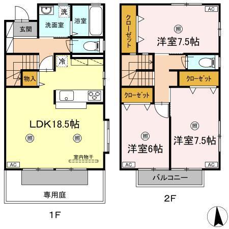 ＫＩＩＴＯＳ　Ｃ（101） 間取り図画像