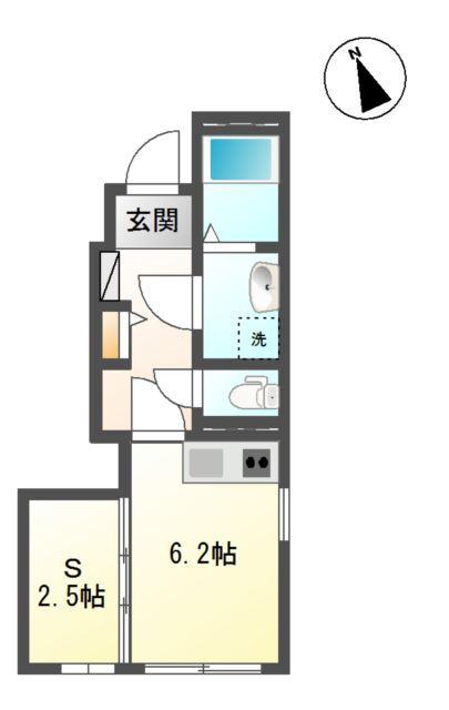 プランドールエス 間取り図画像