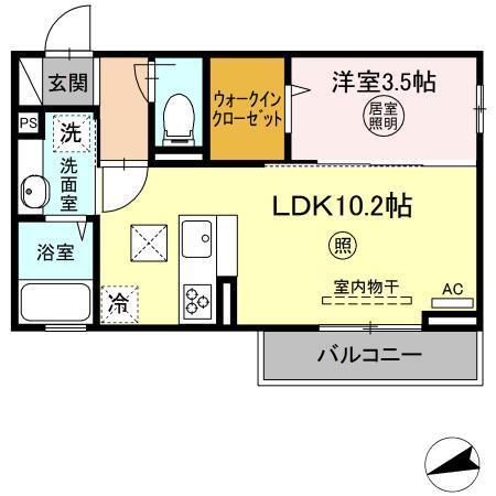 コンフォルト（102） 間取り図画像