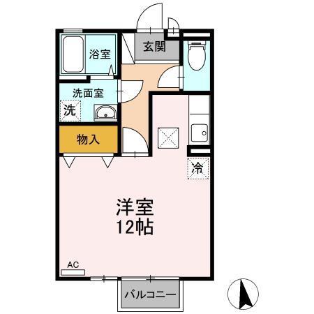 マイプレイス・小松島（101） 間取り図画像