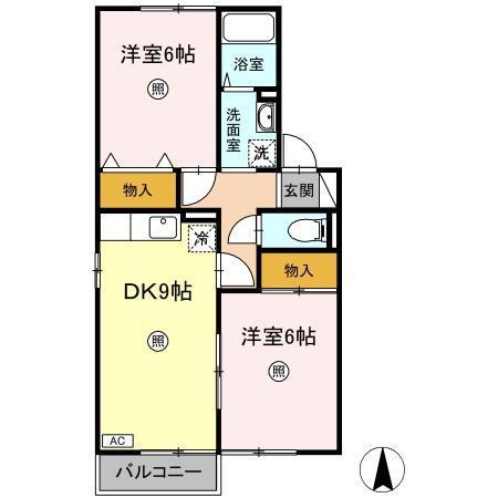 ロイヤルビレッジＹｓ　Ⅲ（201） 間取り図画像