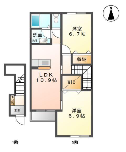 ルミエール・エス 間取り図画像