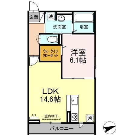 サスティーナＧＴ−Ｙ（201） 間取り図画像