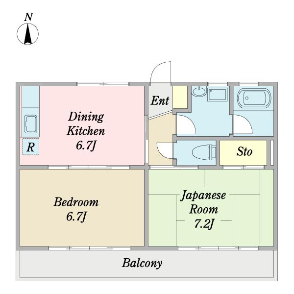 αＮＥＸＴ桜ヶ丘（0102） 間取り図画像