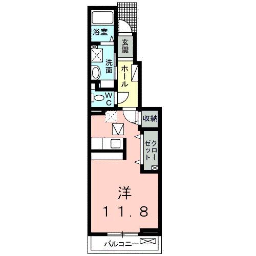 ウェルデンス　仙台小田原Ｂ（103） 間取り図画像