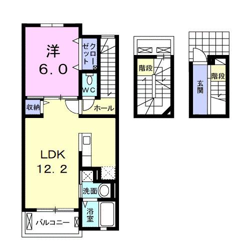 アイラビスタ　Ⅲ（302） 間取り図画像