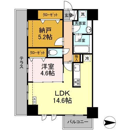 グレイスコート・アイエス（101） 間取り図画像