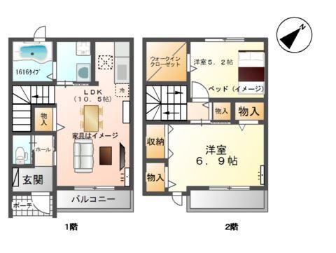 ルミエール桜木 間取り図画像