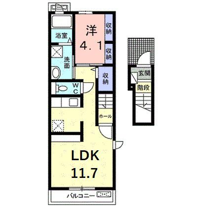 グランツＲ３（201） 間取り図画像