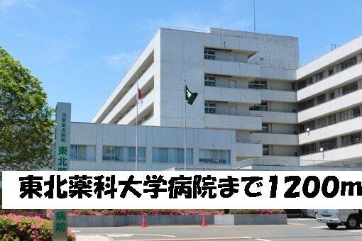 東北薬科大学病院：1200m