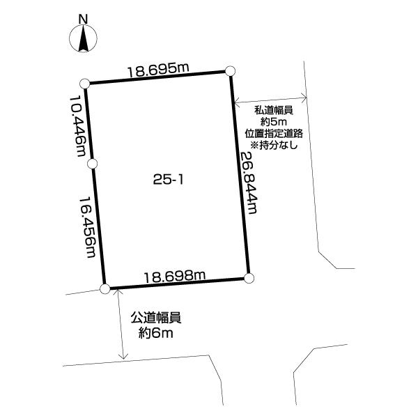 亘理郡亘理町字狐塚土地 区画図