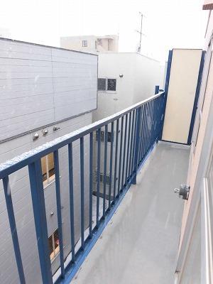 札幌市豊平区中の島一条マンション バルコニー