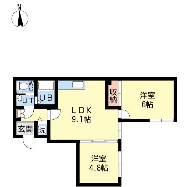 αＮＥＸＴ札幌第７（0102） 間取り図画像