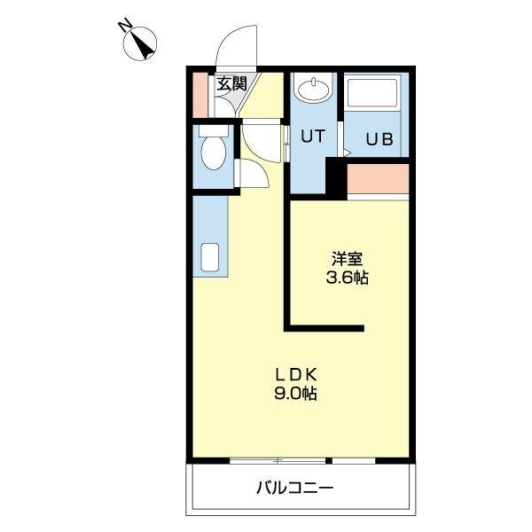 オリエントコート学園前 間取り図画像