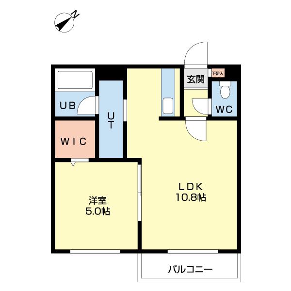 北広島市美沢マンション 間取り図画像