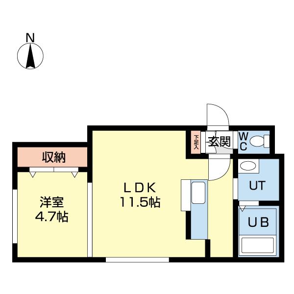 TONY TOWER KITAHIROSHIMA（207） 間取り図画像