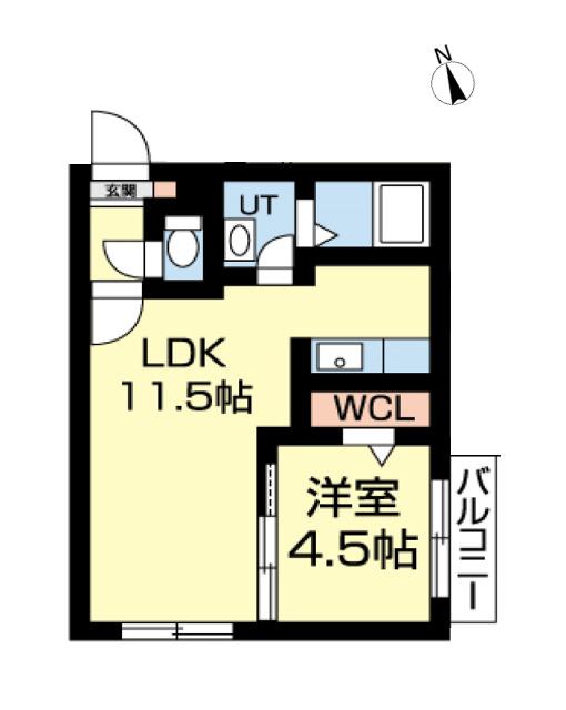 グランフィーノ福住 間取り図画像