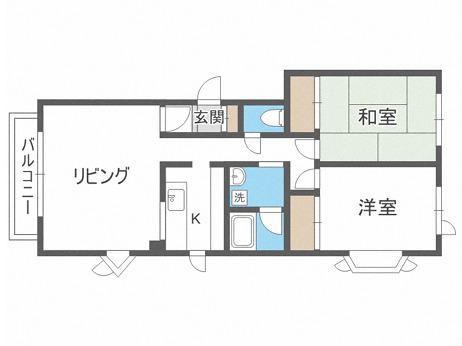 オークヒルズ８９（205） 間取り図画像