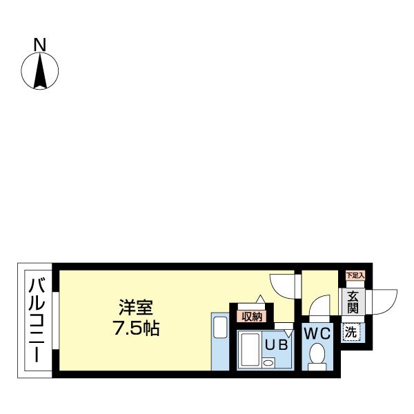 リバーサイドヒルズ（405） 間取り図画像