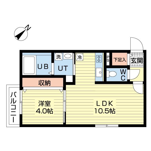 facet（105） 間取り図画像
