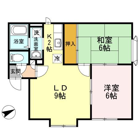 メイユール星野（A202） 間取り図画像