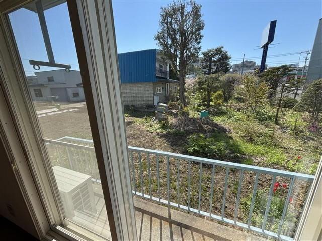 北広島市美沢アパート バルコニー